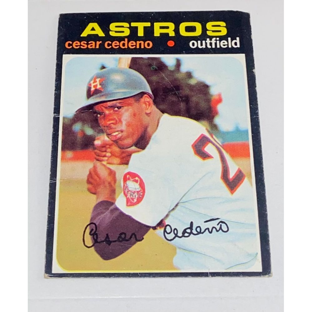 1971 Topps Cesar Cedeno #237 Houston Astros Baseball‎ Card